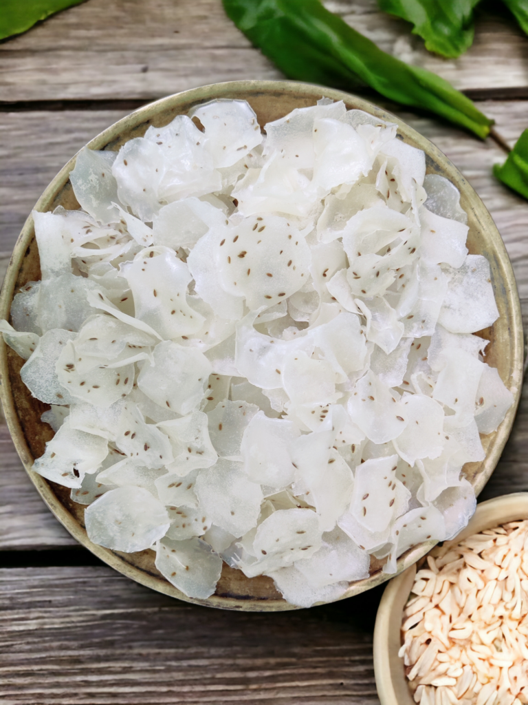 Elai Vadam 180g/Steamed Rice Papad/Traditional Rice Papad