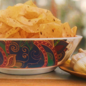 Garlic Elai vadam 180g/Garlic-Flavored Rice papad