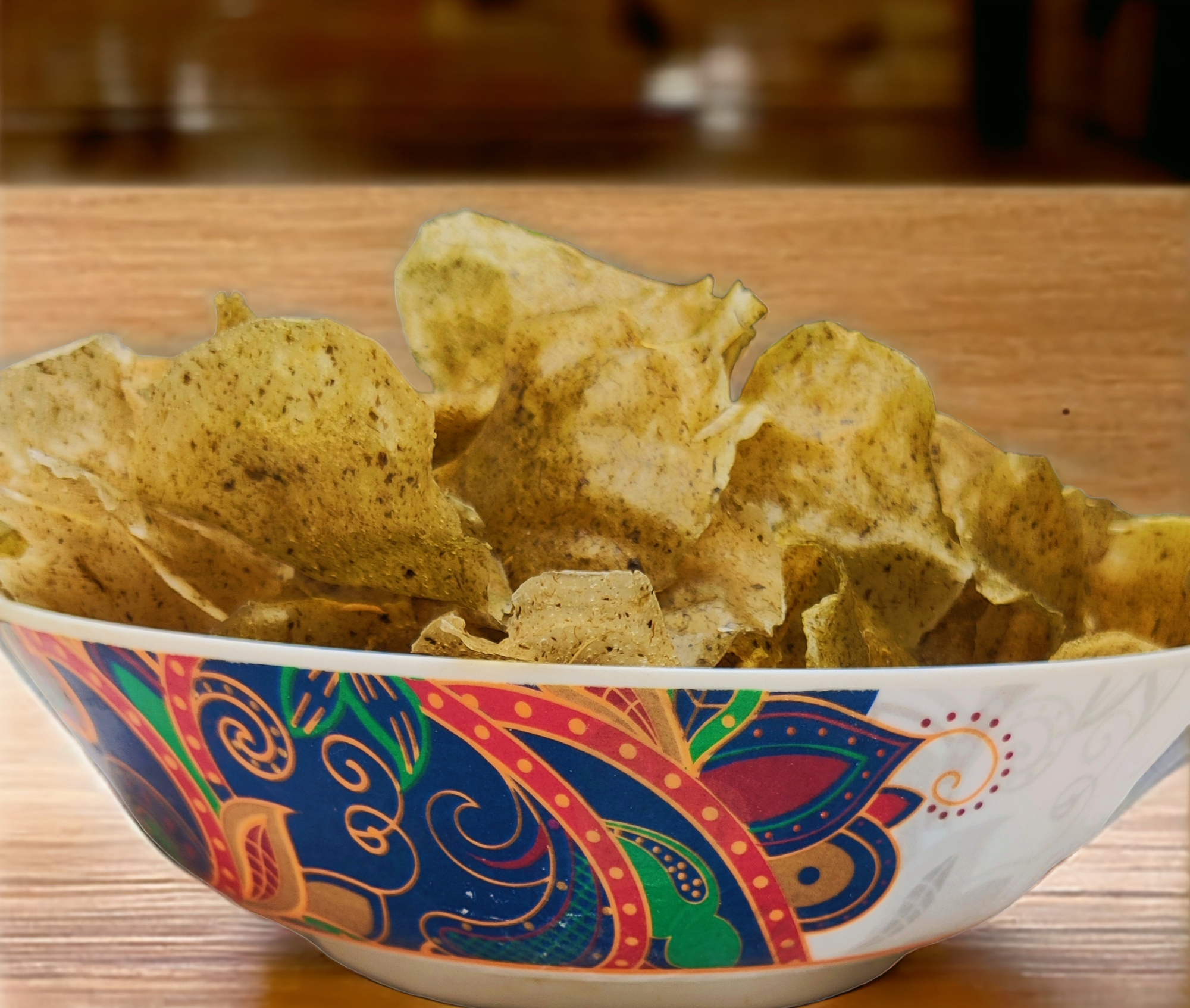 Mint Elai Vadam 180g/Mint-Flavoured rice papad